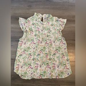 floral casual blouse, size XL